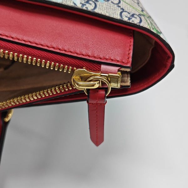 Monogram Coated Canvas Top Handle Bag Black