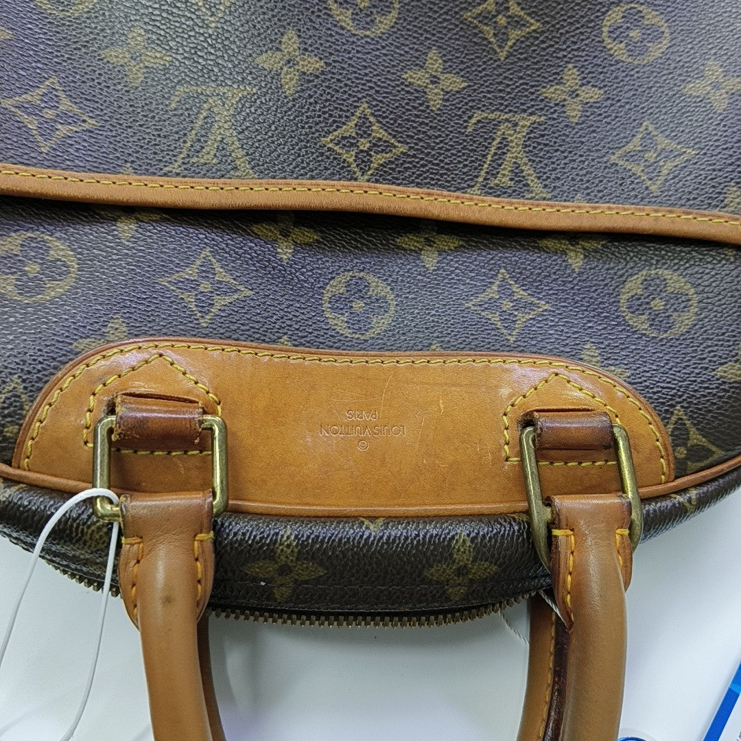 DEAUVILLE Monogram Coated Canvas Brown