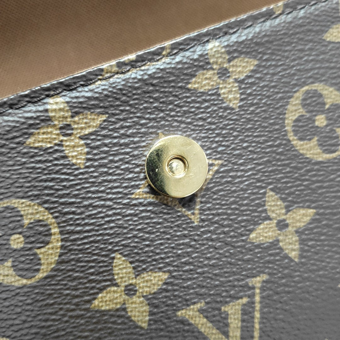 IVY Monogram Coated Canvas Brown