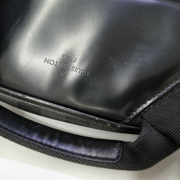 Damier Graphite Coated Canvas Backpack Black