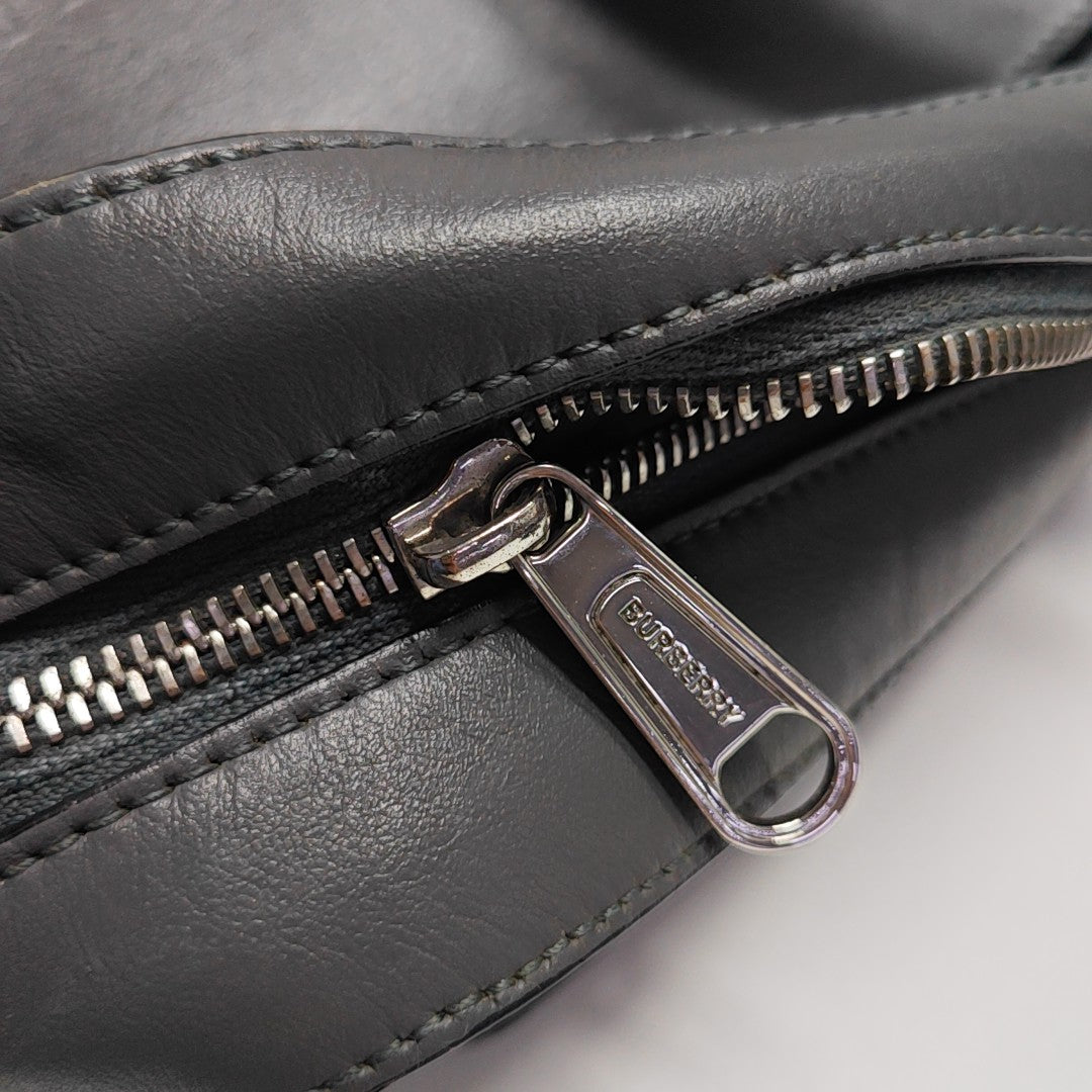 Calfskin Shoulder Bag Gray