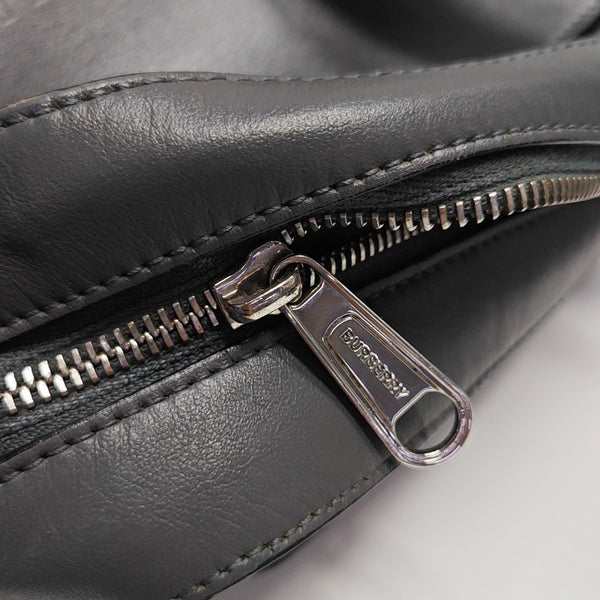 Calfskin Shoulder Bag Gray