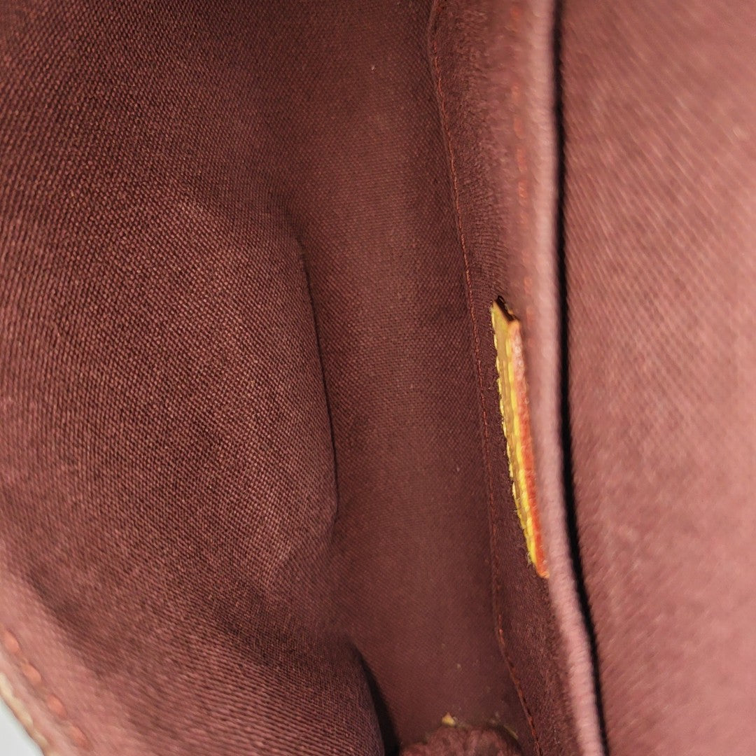 FAVORITE PM Monogram Coated Canvas Brown