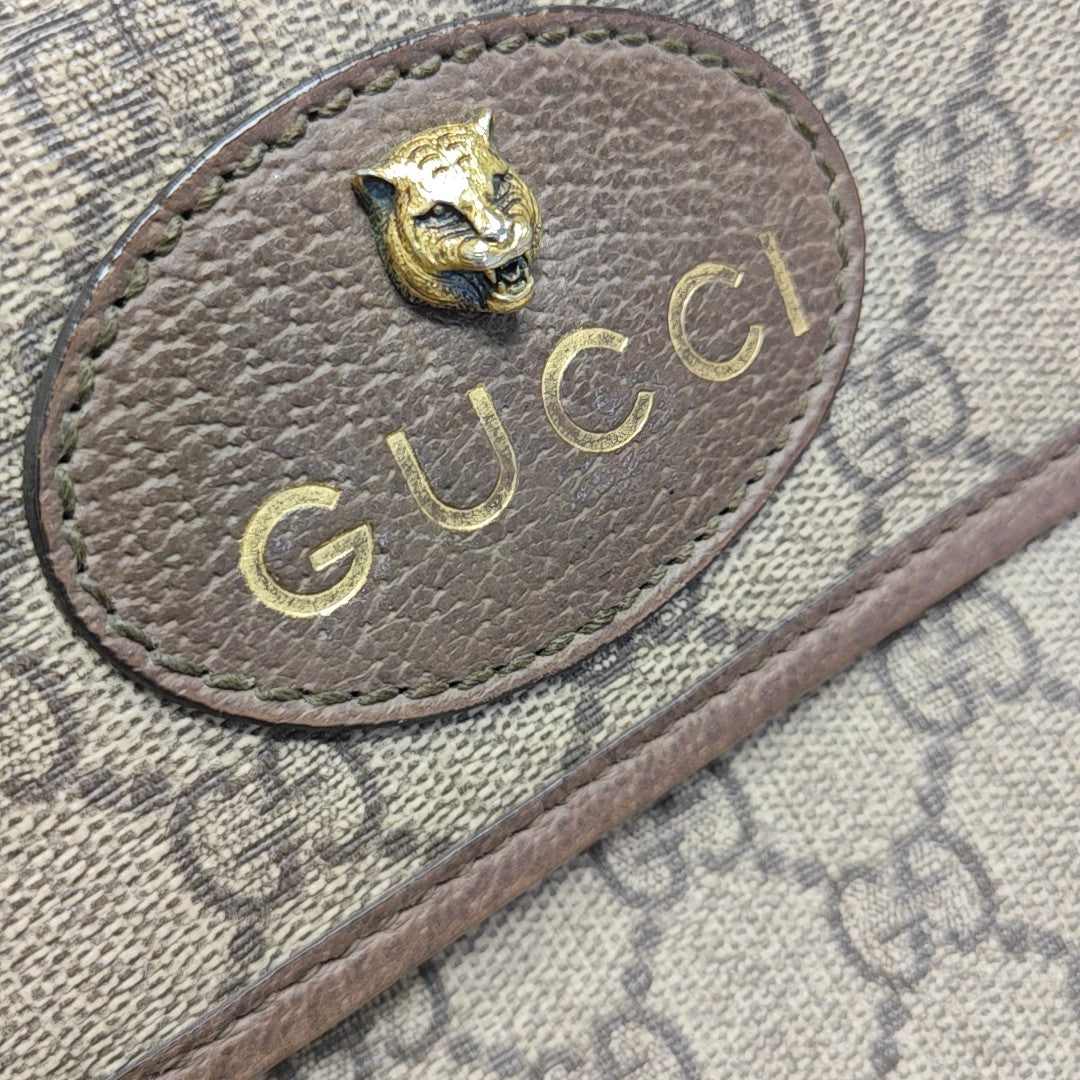 Neo Vintage Monogram Coated Canvas Beige
