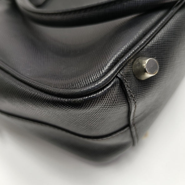 Bauletto Saffiano Saffiano Calfskin Black