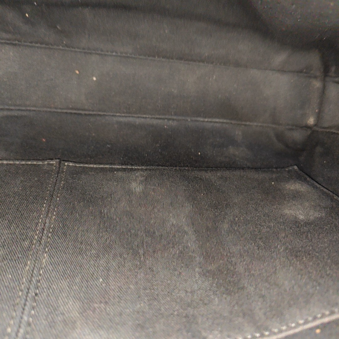 Calfskin Top Handle Bag Black