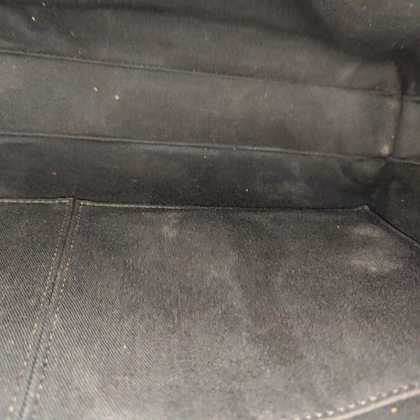 Calfskin Top Handle Bag Black