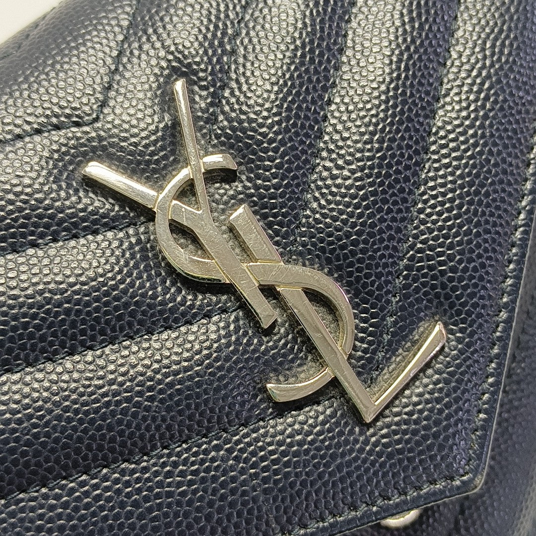 MONOGRAM WOC Quilted Calfskin Blue