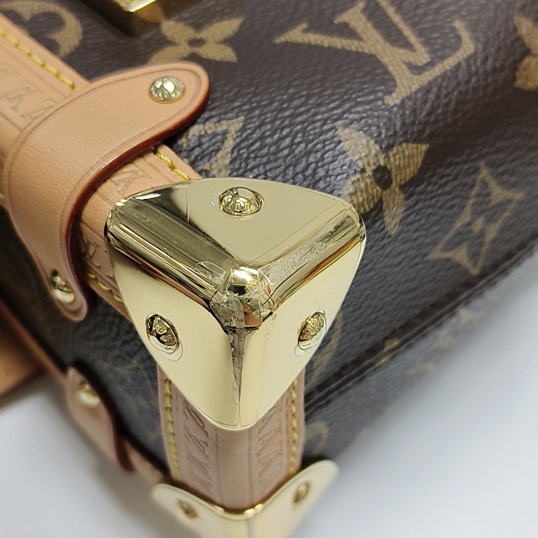 SIDE TRUNK PM Monogram Coated Canvas Brown