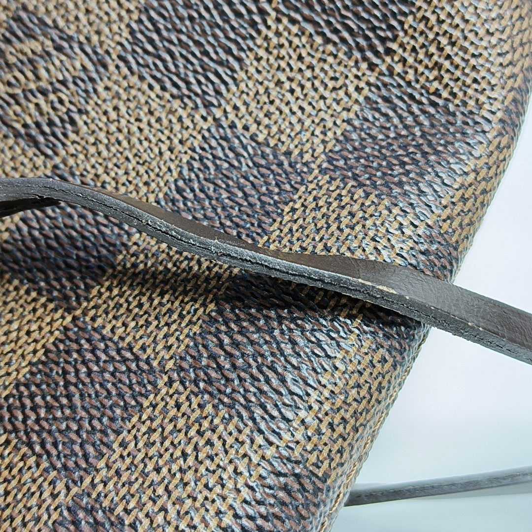 NEVERFULL MM Damier Ebene Coated Canvas Brown