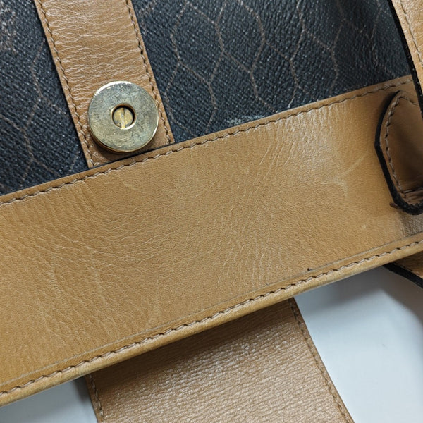 Oblique Coated Canvas Black
