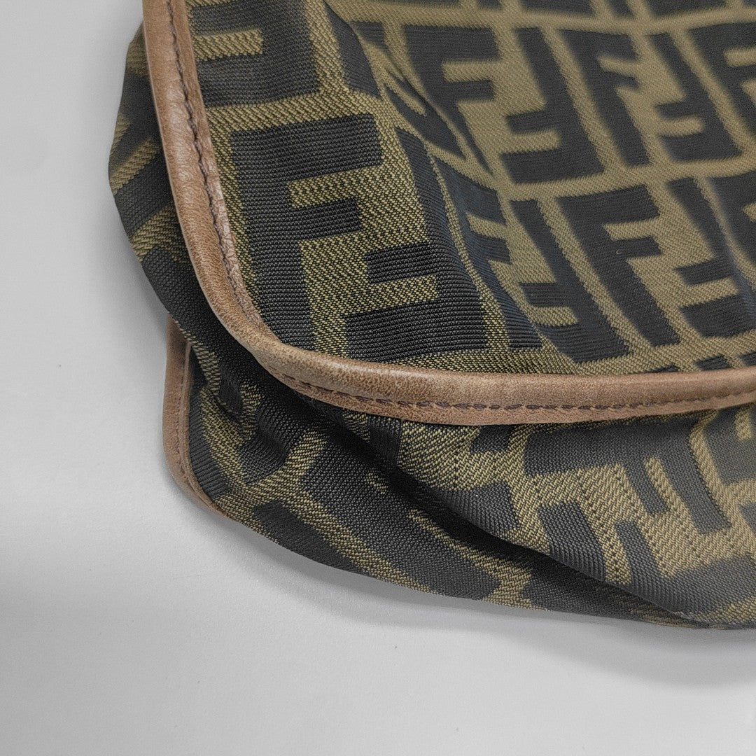 Canvas Shoulder Bag Brown