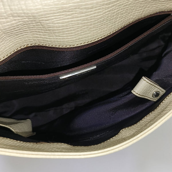 Calfskin Shoulder Bag Beige