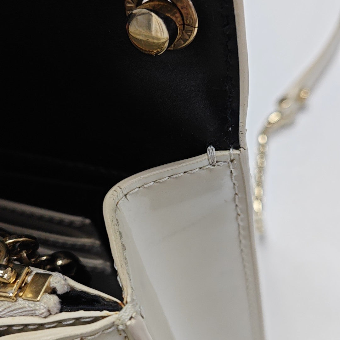 SERPENTI FOREVER Small Calfskin White