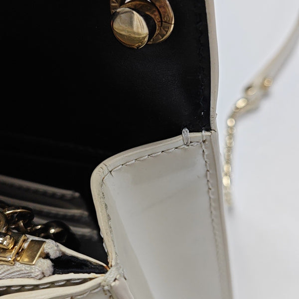 SERPENTI FOREVER Small Calfskin White