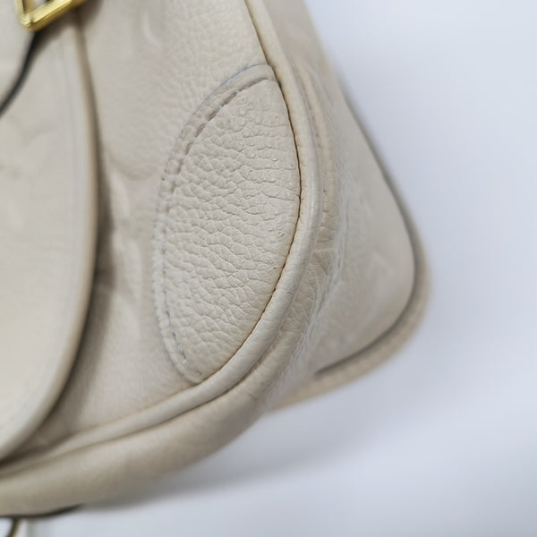 DIANE Monogram Calfskin Beige