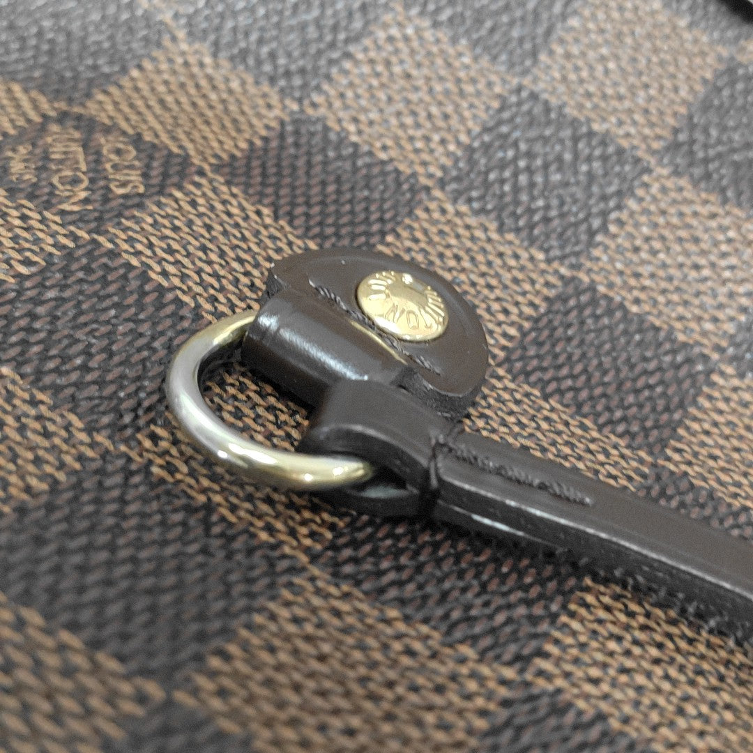 NEVERFULL MM Damier Ebene Coated Canvas Brown