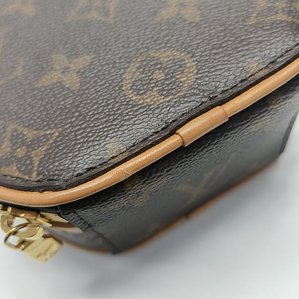 BOITE CHAPEAU Mini Monogram Coated Canvas Brown