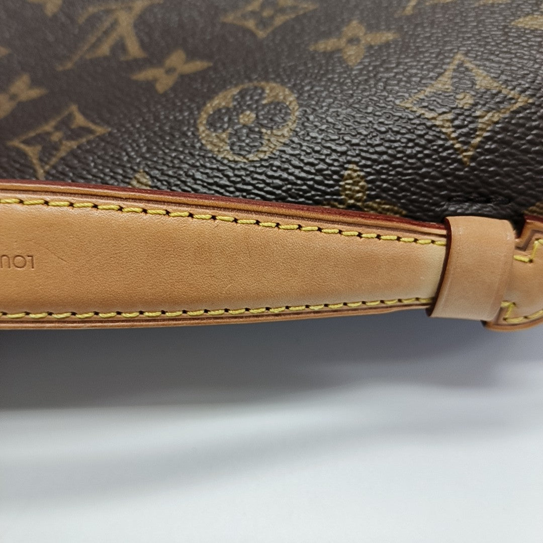 MÉTIS MM Monogram Coated Canvas Brown