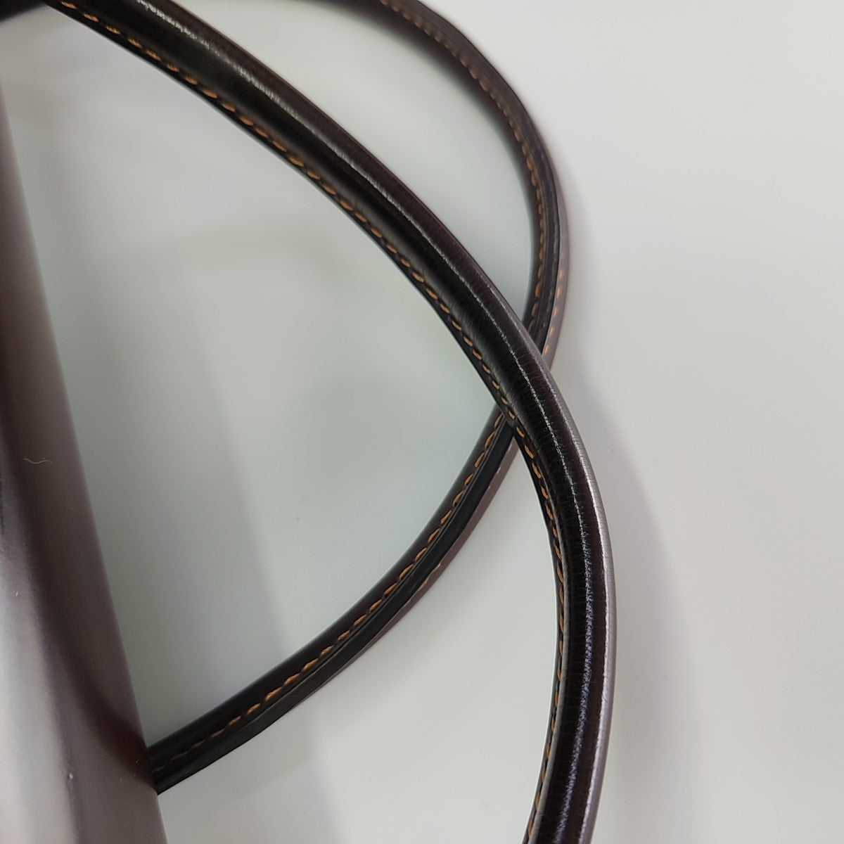 Calfskin Top Handle Bag Brown
