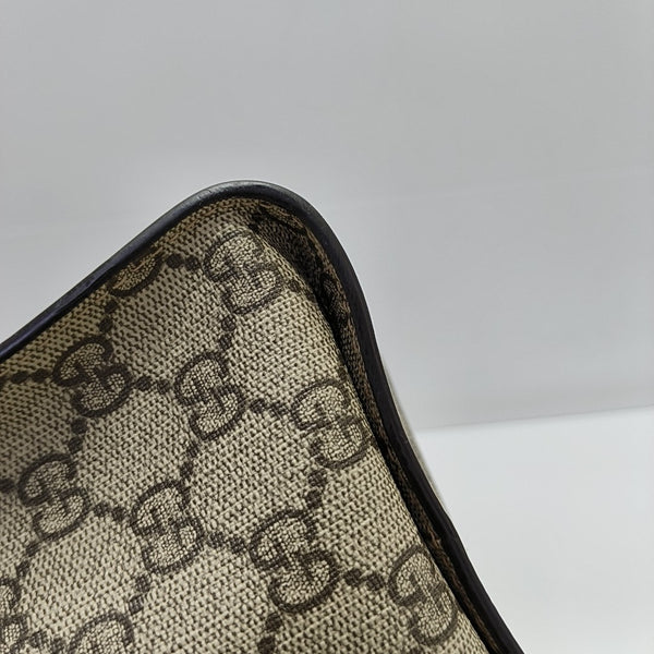 Padlock Medium Monogram Coated Canvas Beige