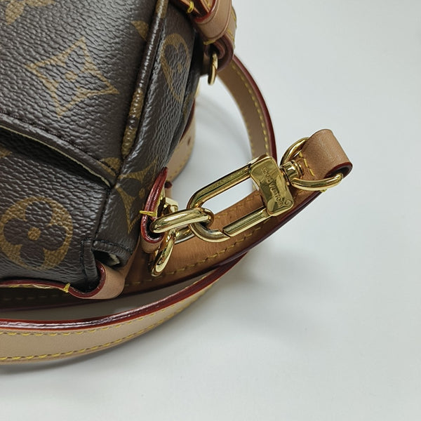 SAUMUR BB Monogram Coated Canvas Brown