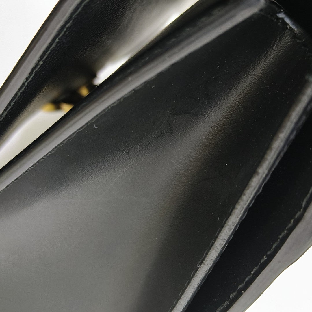 Hourglass Small Calfskin Black