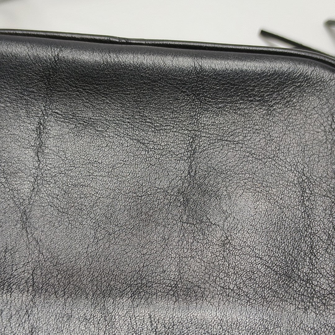 Calfskin Shoulder Bag Black