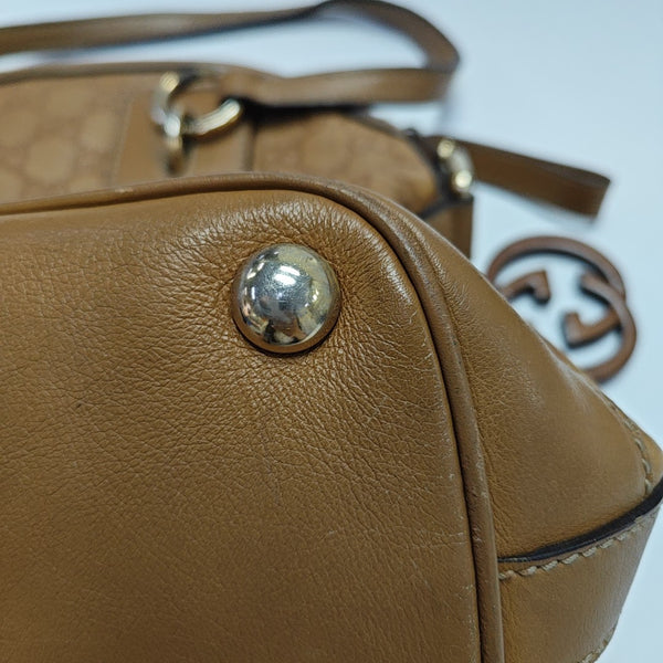 Ligne Shima Monogram Calfskin Brown