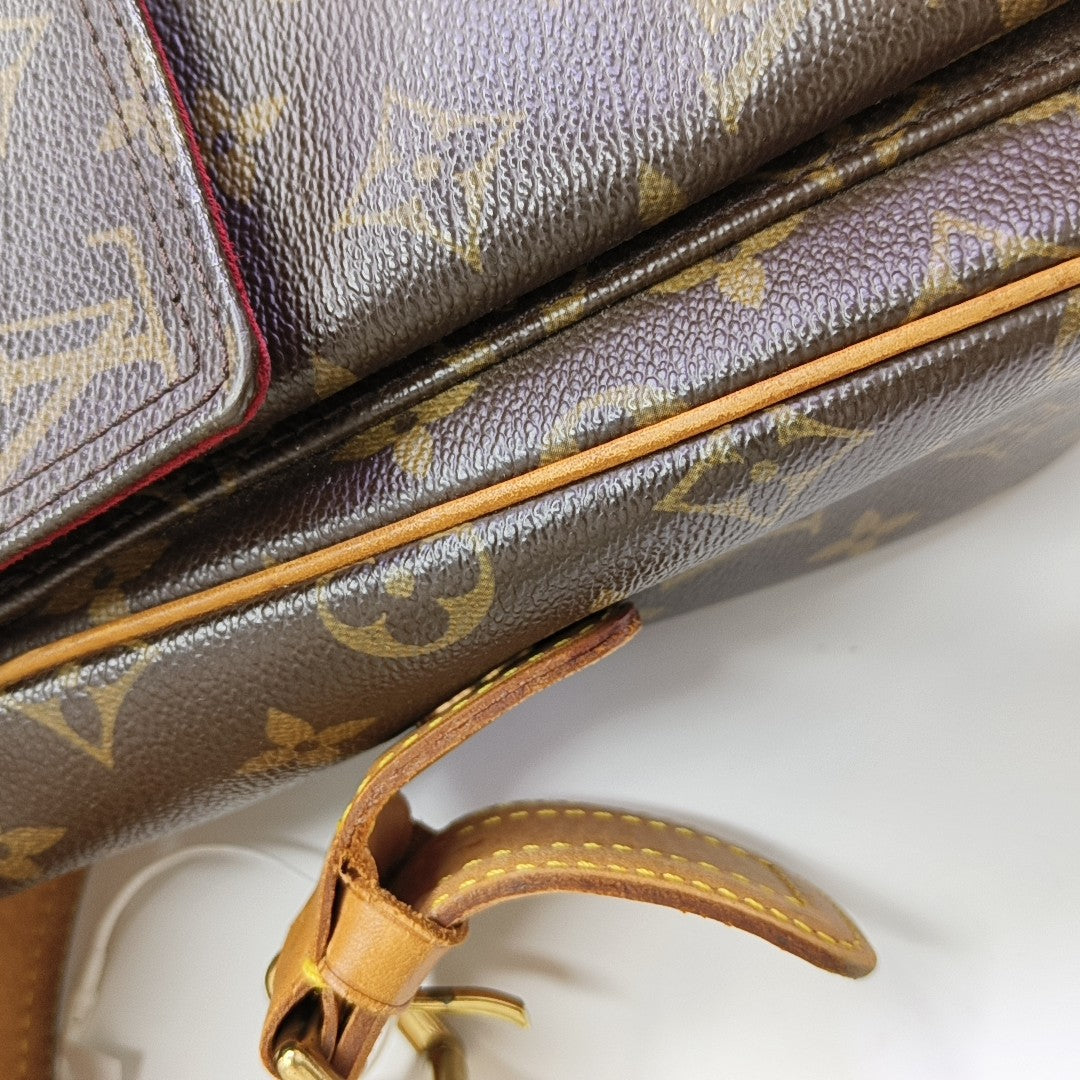 VIVA CITE Monogram Coated Canvas Brown