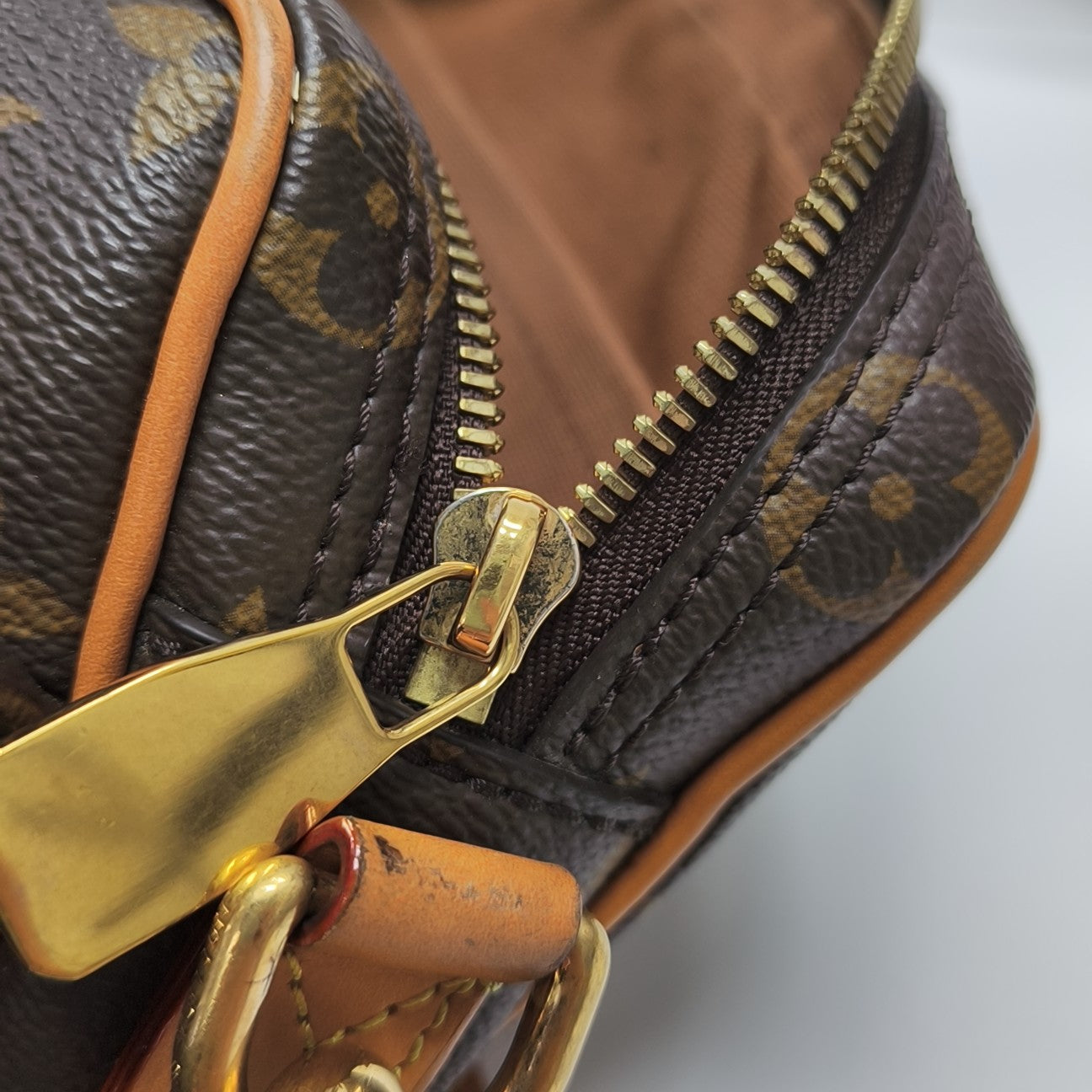 NIL Monogram Coated Canvas Brown