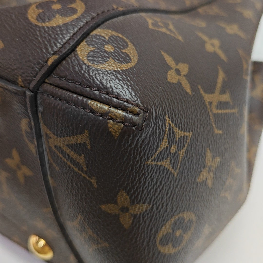 MONTAIGNE GM Monogram Coated Canvas Brown