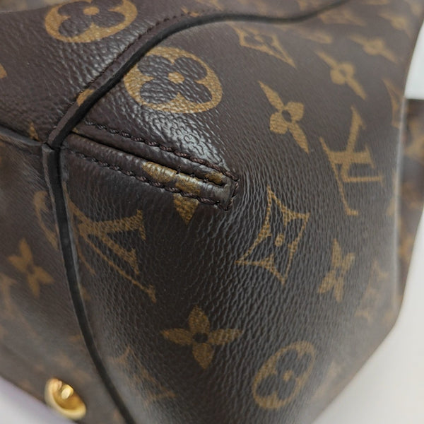 MONTAIGNE GM Monogram Coated Canvas Brown