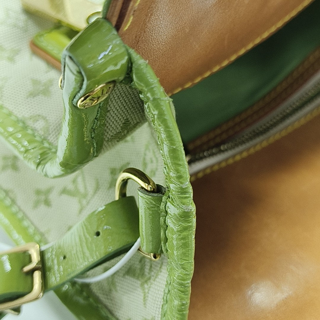 KATHLEEN Mini Monogram Canvas Green