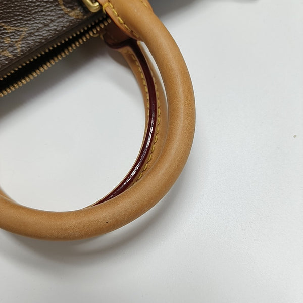 SPEEDY 25 Monogram Coated Canvas Brown