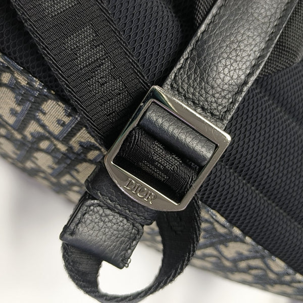 Saddle Medium Oblique Canvas Multicolor