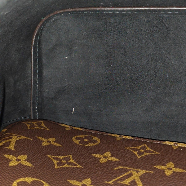 NÉONOÉ MM Monogram Coated Canvas Brown