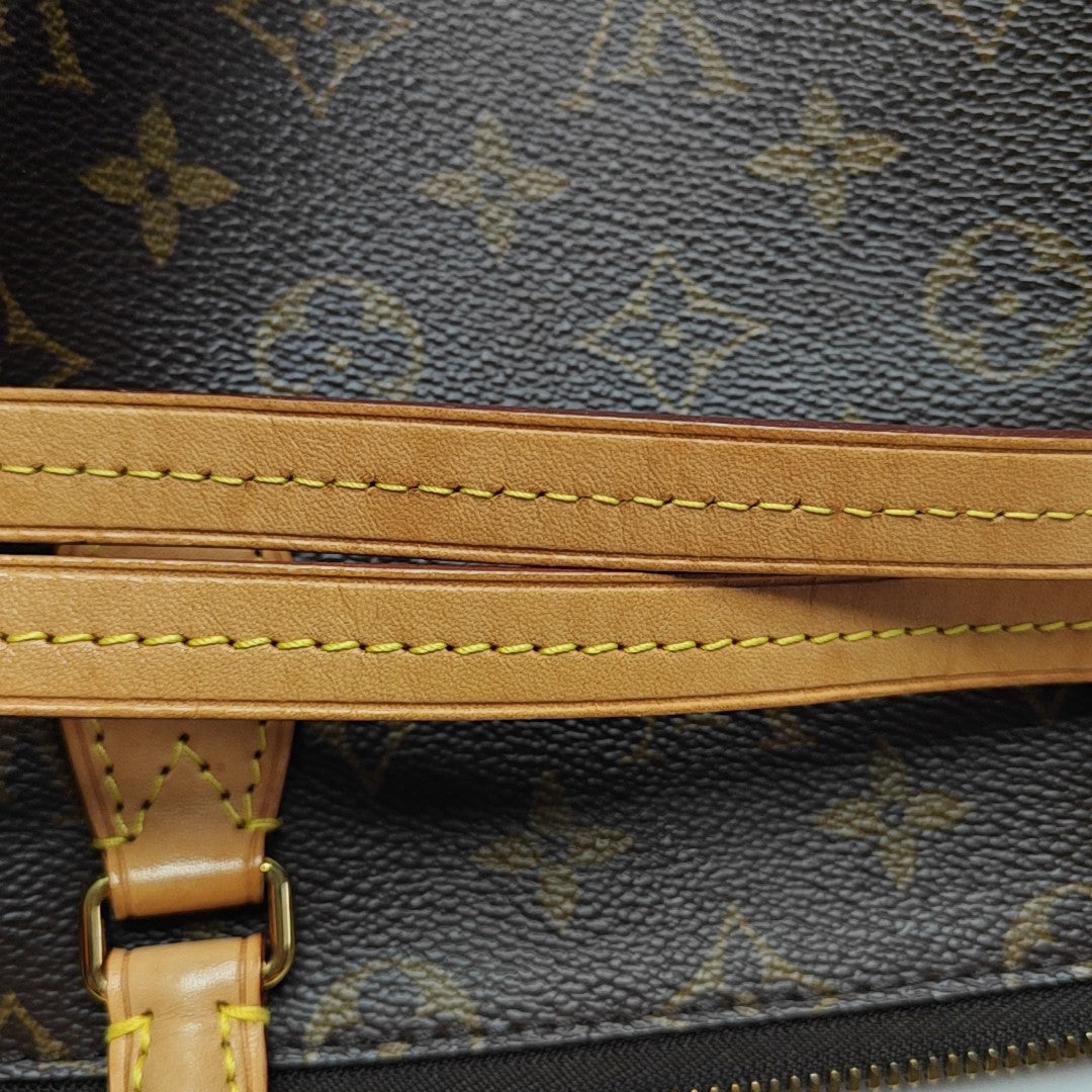 TURENNE Monogram Coated Canvas Brown
