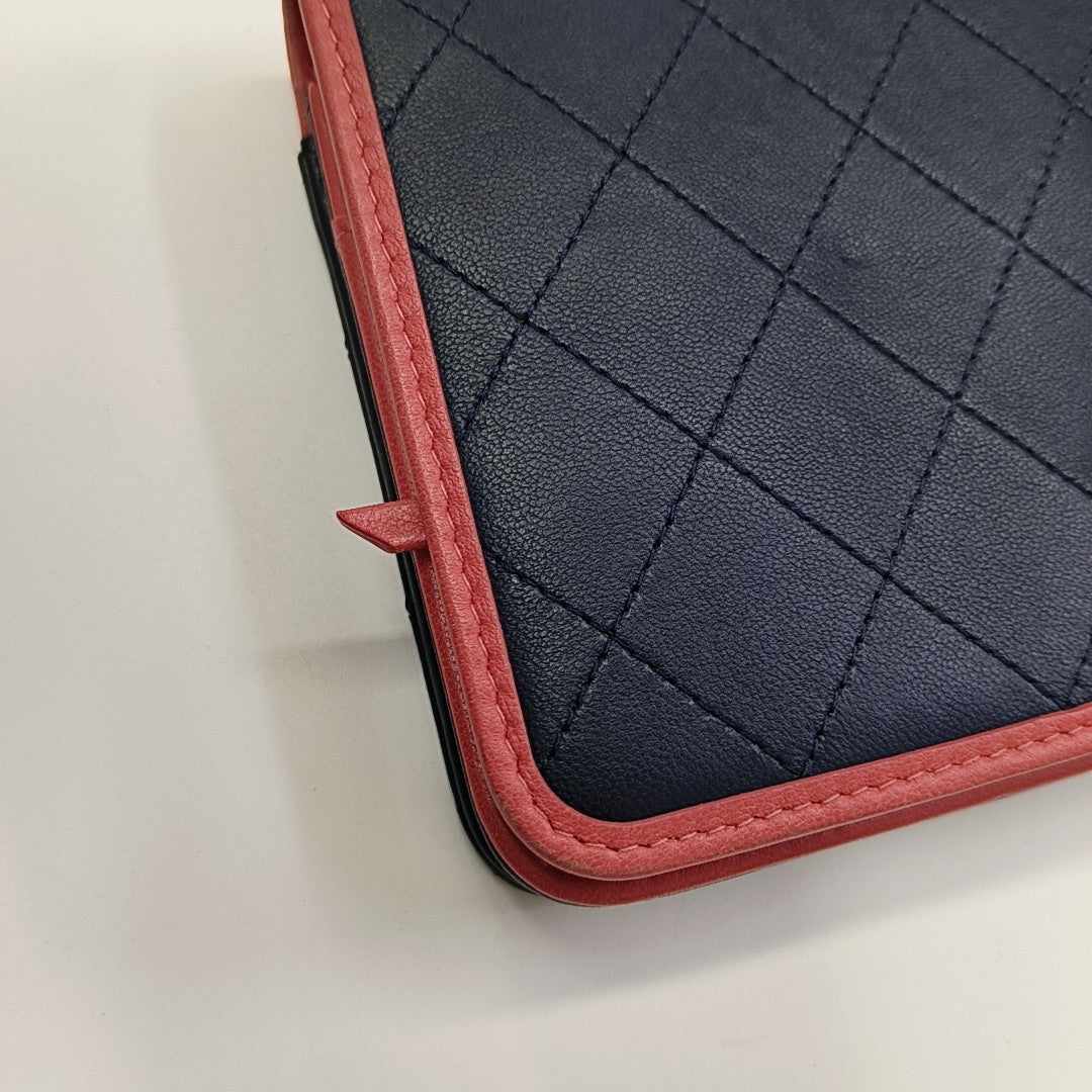 Quilted Lambskin Blue