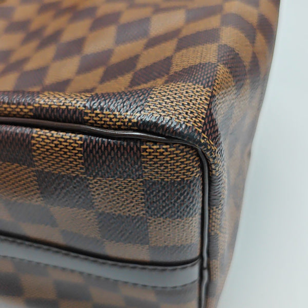 SPEEDY 25 Damier Ebene Coated Canvas Brown