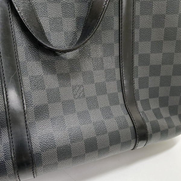 TADAO MM Damier Graphite Coated Canvas Gray