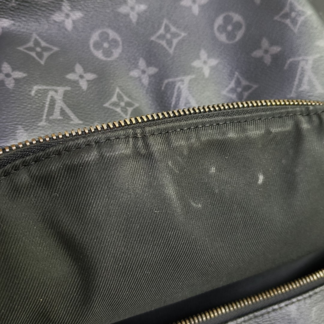 DISCOVERY Monogram Coated Canvas Gray