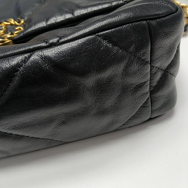 CHANEL 19 Small Quilted Lambskin Black