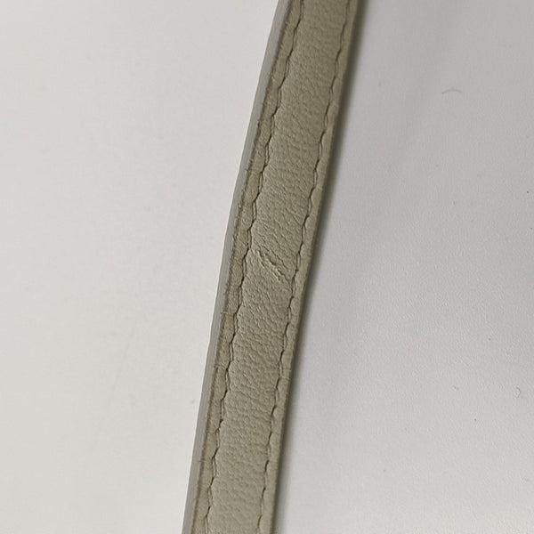 Matelassé Quilted Lambskin White