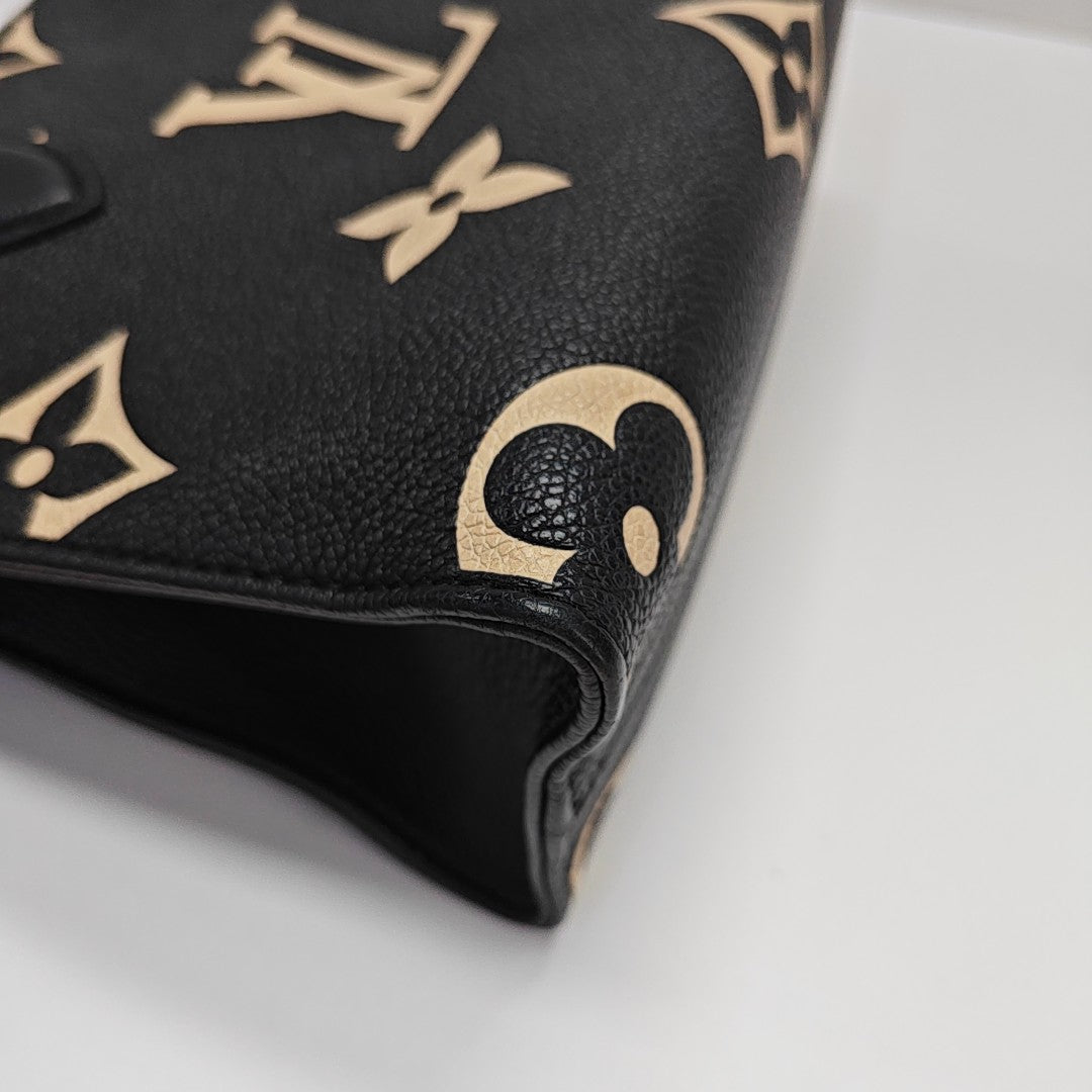 ONTHEGO PM Calfskin Black