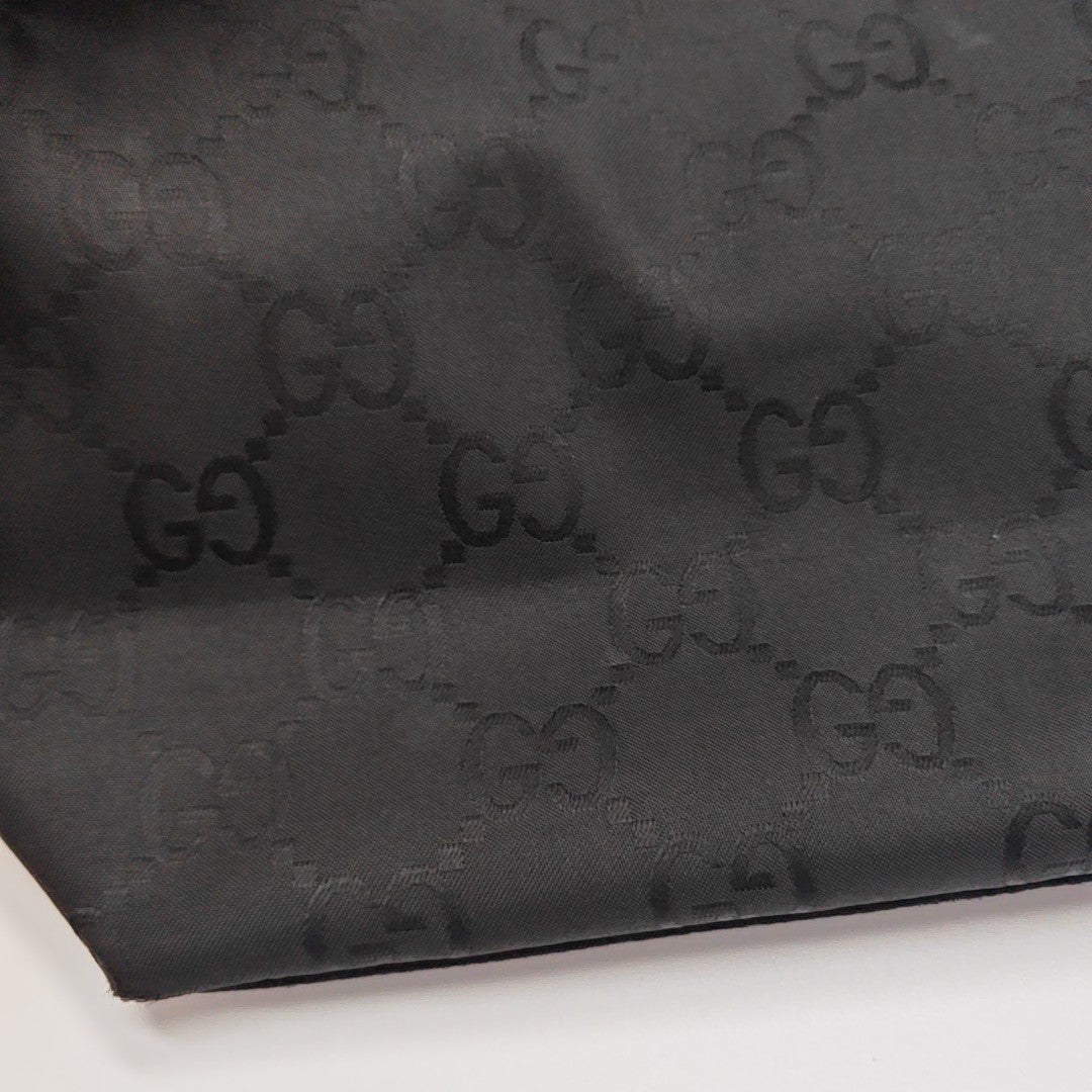 Monogram Canvas Shoulder Bag Black