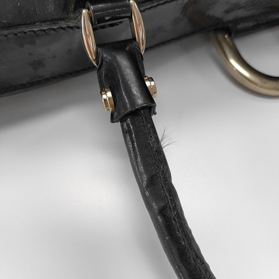 Abbey Patent Leather Black
