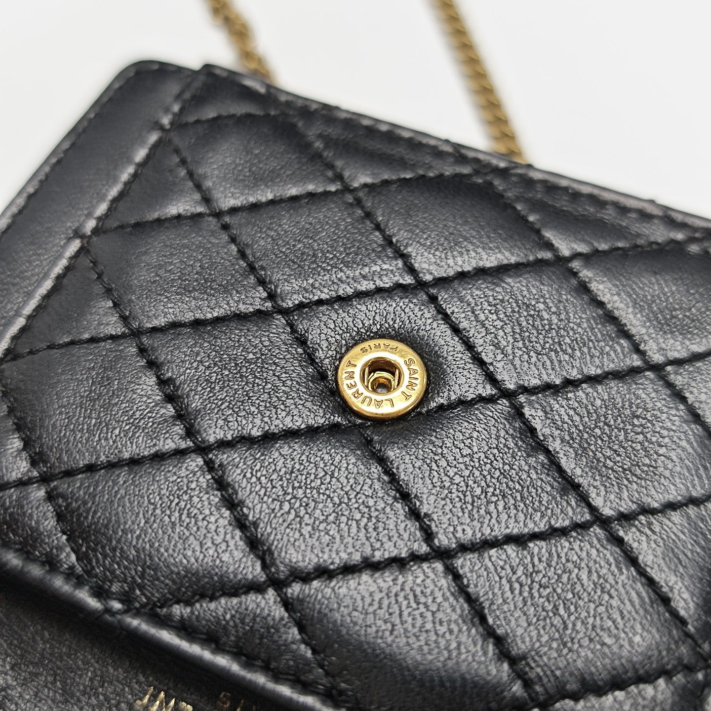 GABY Quilted Lambskin Black