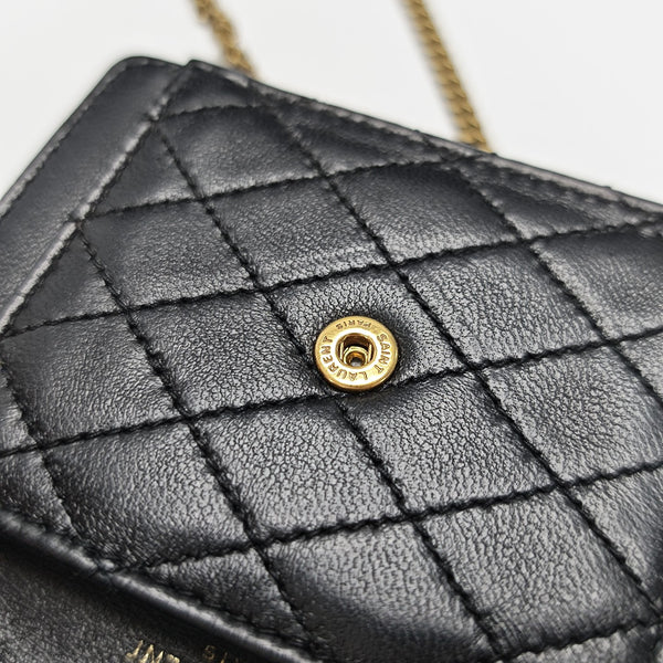 GABY Quilted Lambskin Black
