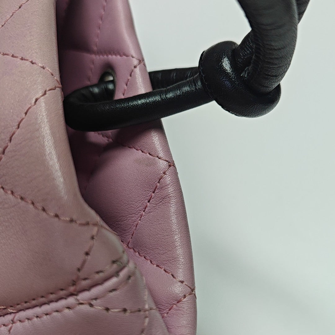 CAMBON Medium Quilted Calfskin Pink